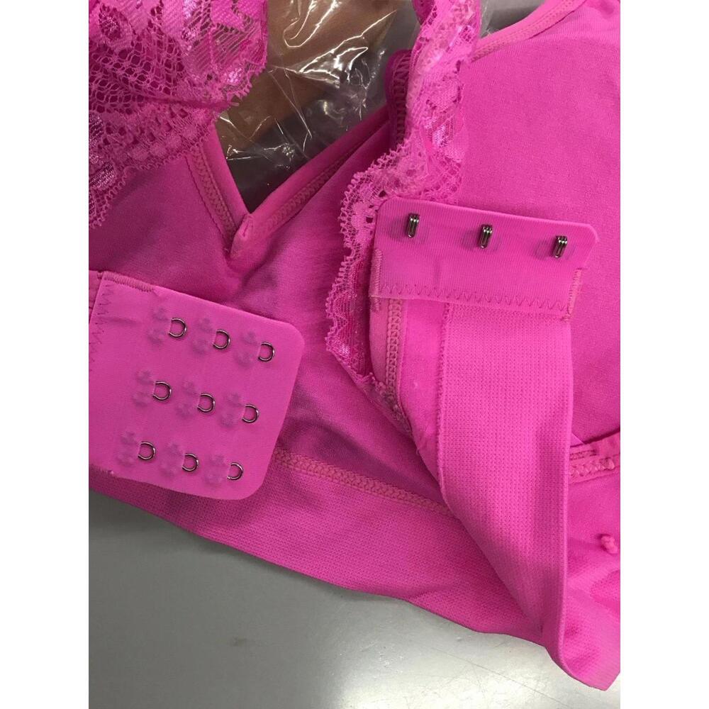 Rhonda shear 2 pack seamless racer back bras size Large pink nude new from HSN - Picture 4 of 4